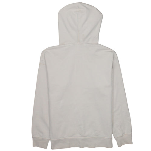Levi's Women's Beige Pullover Hoodie Small Cotton Logo Sweatshirt
