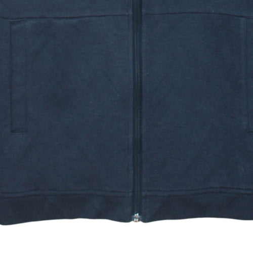 The North Face Boys Navy Full Zip Hoodie XL Cotton Blend Casual