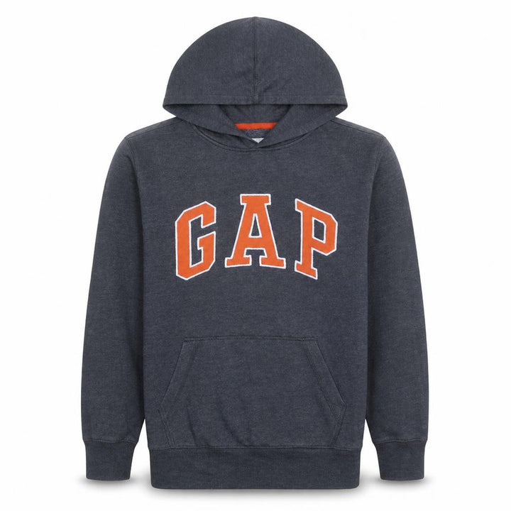 Gap Kids Boys Charcoal Pullover Hoodie XXL Cotton Blend Fleece Lined