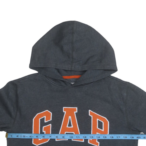 GAP Kids Boys Charcoal Pullover Hoodie XXL Cotton Blend Fleece Lined
