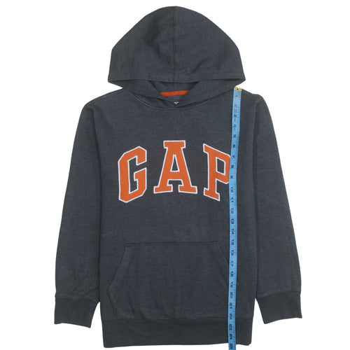 GAP Kids Boys Charcoal Pullover Hoodie XXL Cotton Blend Fleece Lined