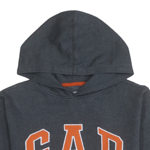 GAP Kids Boys Charcoal Pullover Hoodie XXL Cotton Blend Fleece Lined