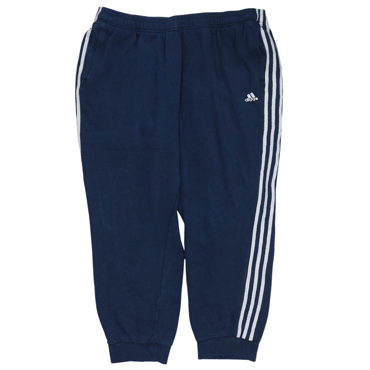 Adidas Men's Blue Jogger Sweatpants L Regular Fit Tapered Legs