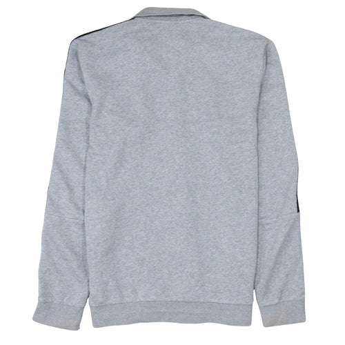 Adidas Mens Grey Full Zip Sweatshirt Jacket Size M Regular Fit
