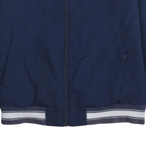 Tommy Hilfiger Boys Blue Hooded Windbreaker Jacket Size 14 Years