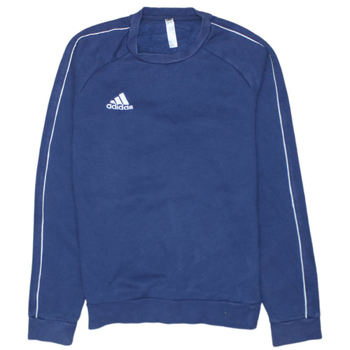 Adidas Men's Blue XS Crew Neck Pullover Sports Sweatshirt