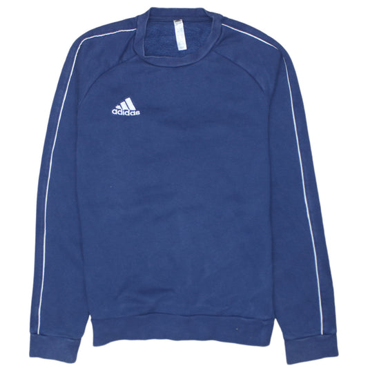 Adidas Men's Blue XS Crew Neck Pullover Sports Sweatshirt