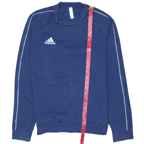 Adidas Men's Blue XS Crew Neck Pullover Sports Sweatshirt