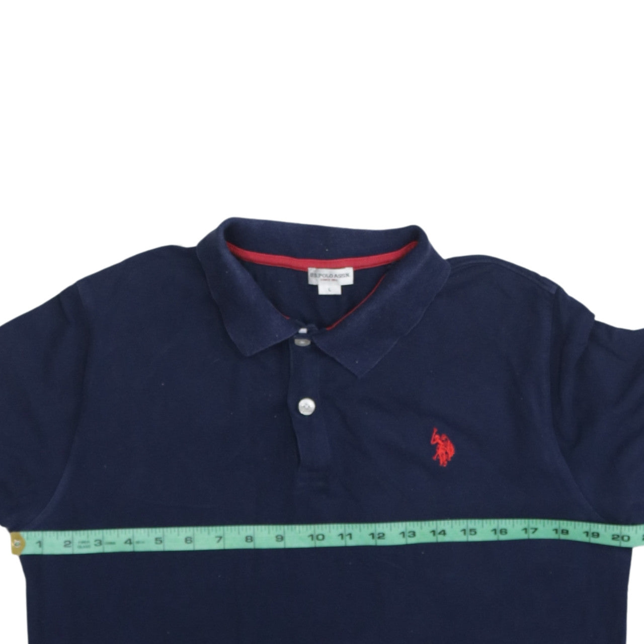 U.S. Polo Assn. Men's Blue Regular Fit Cotton Polo Shirt L