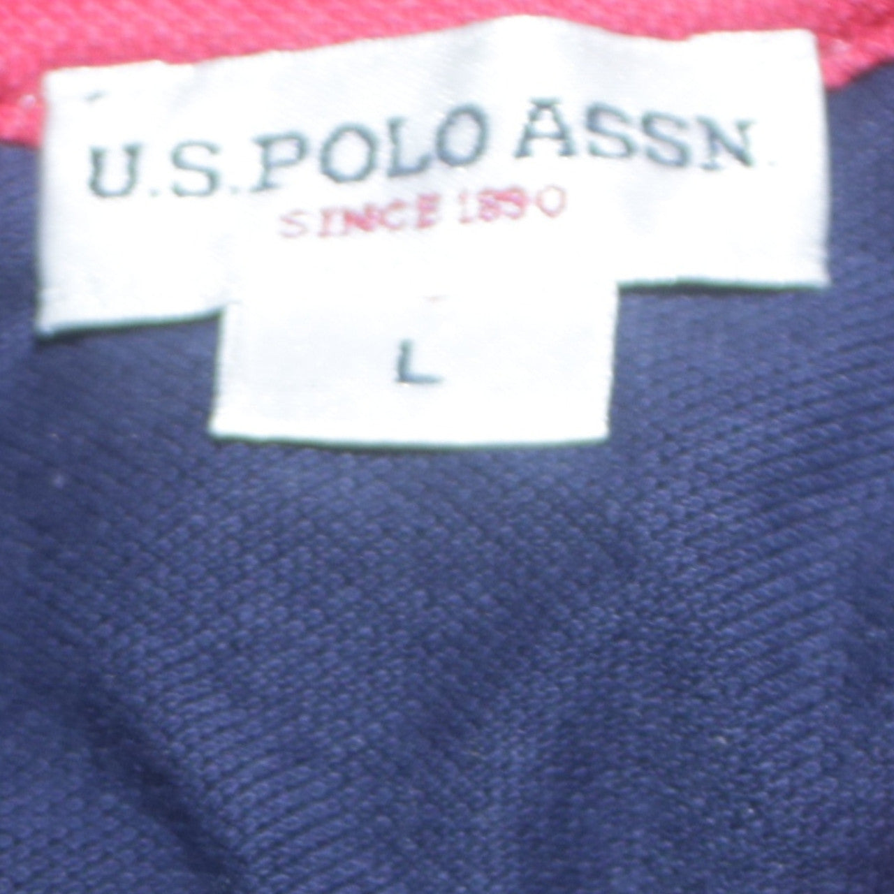 U.S. Polo Assn. Men's Blue Regular Fit Cotton Polo Shirt L