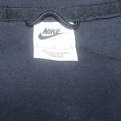 Nike Men's Black Full Zip Hoodie Size L Sportswear Fleece Jacket