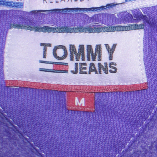 Tommy Jeans Men's Purple Logo Crew Neck Sweatshirt Size M