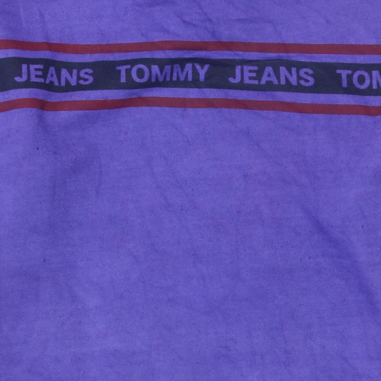 Tommy Jeans Men's Purple Logo Crew Neck Sweatshirt Size M