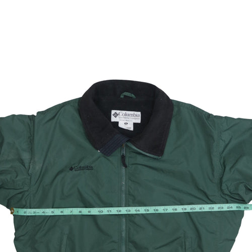 Columbia Men's Green Bomber Jacket M Nylon Outdoor Casual