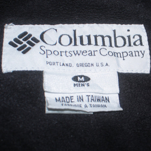 Columbia Men's Green Bomber Jacket M Nylon Outdoor Casual