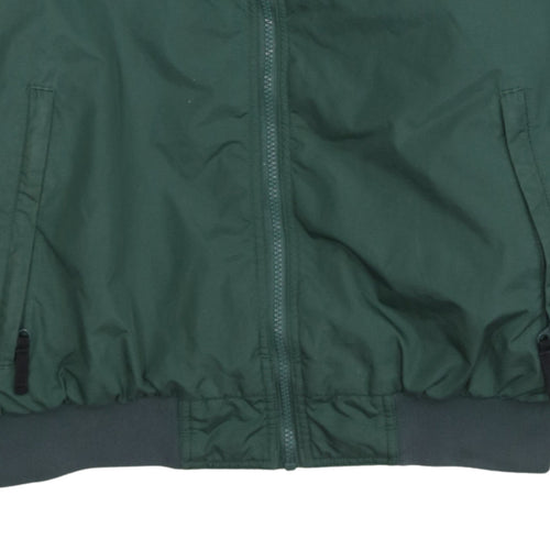Columbia Men's Green Bomber Jacket M Nylon Outdoor Casual