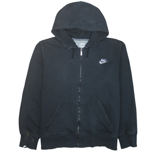 Nike Men's Black Full Zip Hoodie XL Sportswear Fleece Sweatshirt