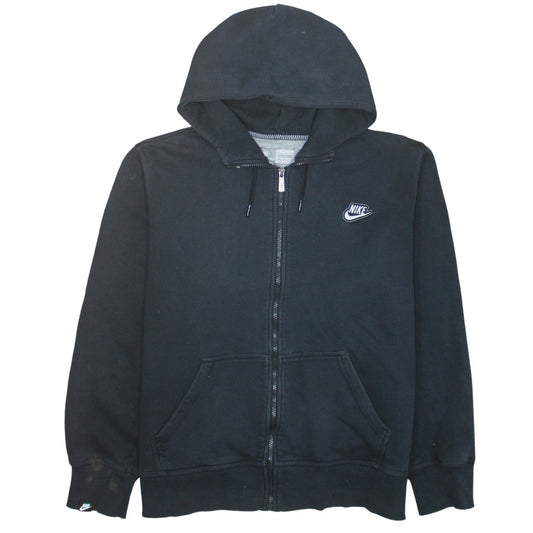 Nike Men's Black Full Zip Hoodie XL Sportswear Fleece Sweatshirt