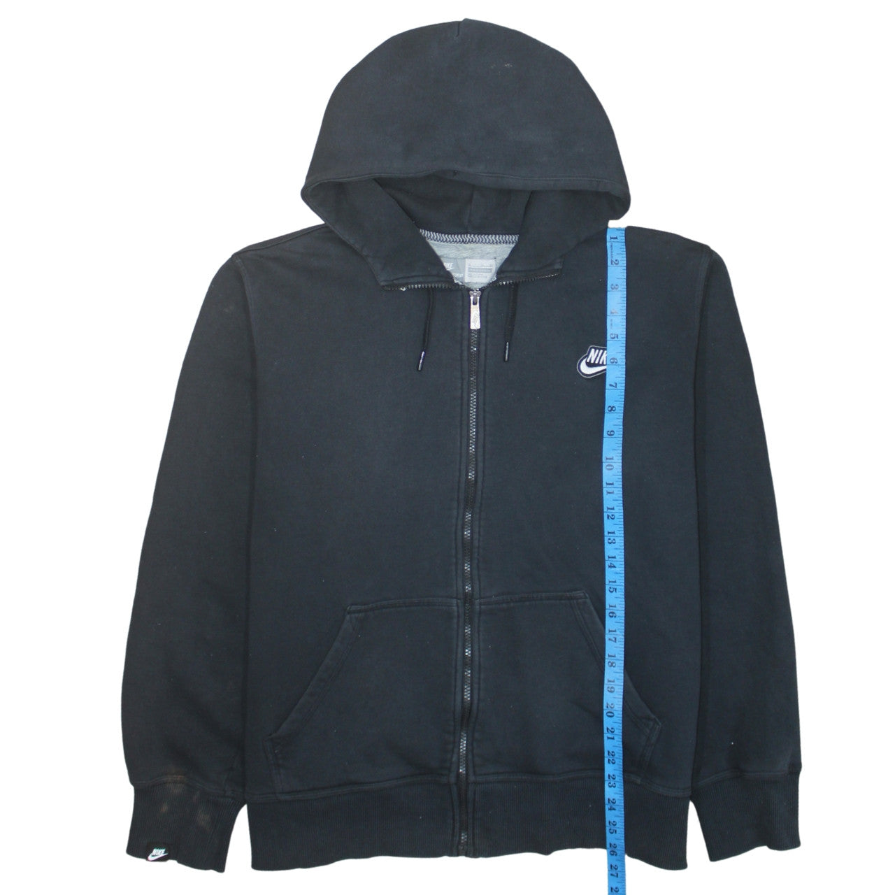 Nike Men's Black Full Zip Hoodie XL Sportswear Fleece Sweatshirt