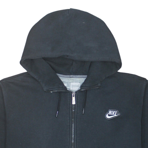 Nike Men's Black Full Zip Hoodie XL Sportswear Fleece Sweatshirt