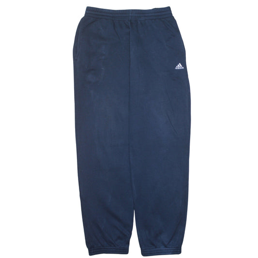 Adidas Men's Blue Sweatpants Regular Fit Size S Performance Essentials