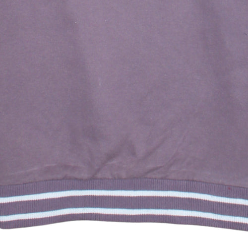 Fila Men Brown Crew Neck Pullover Sweatshirt Size L Classic Logo