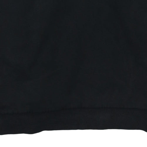 Puma Mens Black 2XL Pullover Sweatshirt Crew Neck Fleece