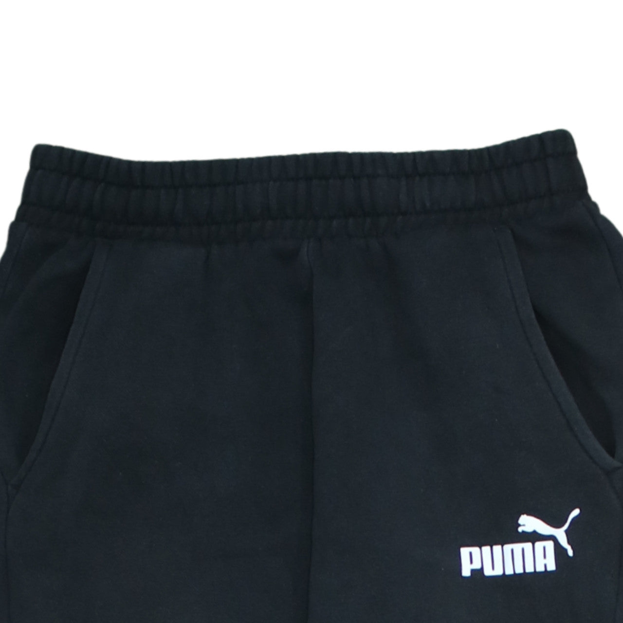 Puma Men's Black Small Regular Fit Fleece Sweatpants