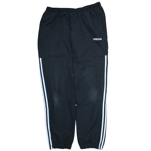 Adidas Men's Black Joggers L Elastic Waist Sports Trousers