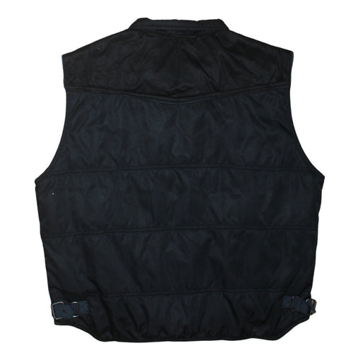 Wrangler Men's Black L Padded Waistcoat Bodywarmer Vest