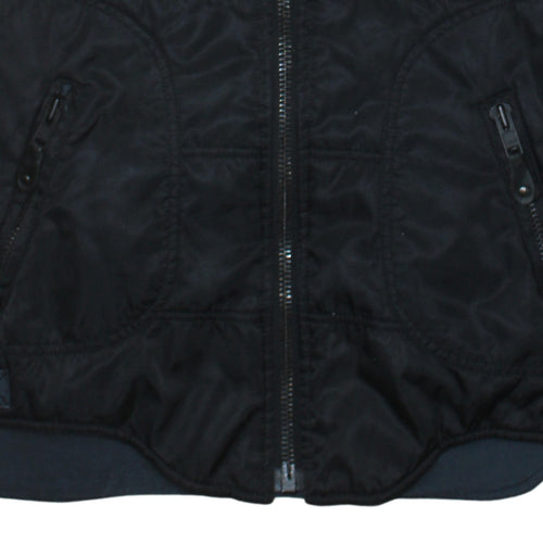 Wrangler Men's Black L Padded Waistcoat Bodywarmer Vest