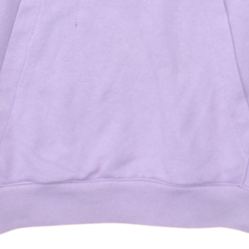 Champion Women's Purple Pullover Hoodie Medium Embroidered Logo