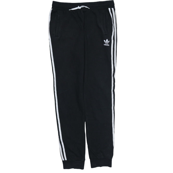 Adidas Boys Black Jogger Trousers 15-16 Years Elastic Waist Pockets