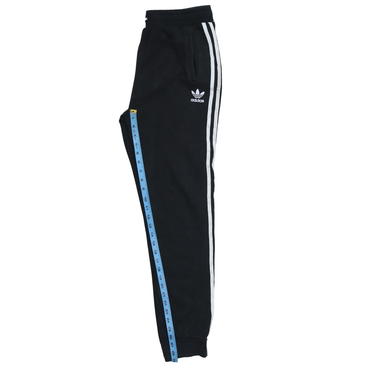 Adidas Boys Black Jogger Trousers 15-16 Years Elastic Waist Pockets