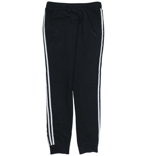 Adidas Boys Black Jogger Trousers 15-16 Years Elastic Waist Pockets