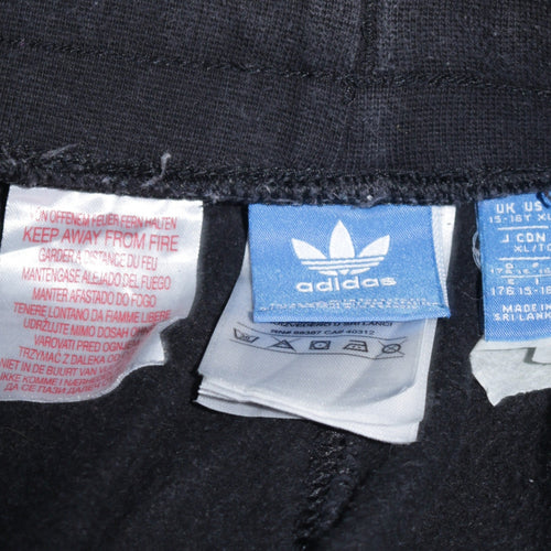Adidas Boys Black Jogger Trousers 15-16 Years Elastic Waist Pockets