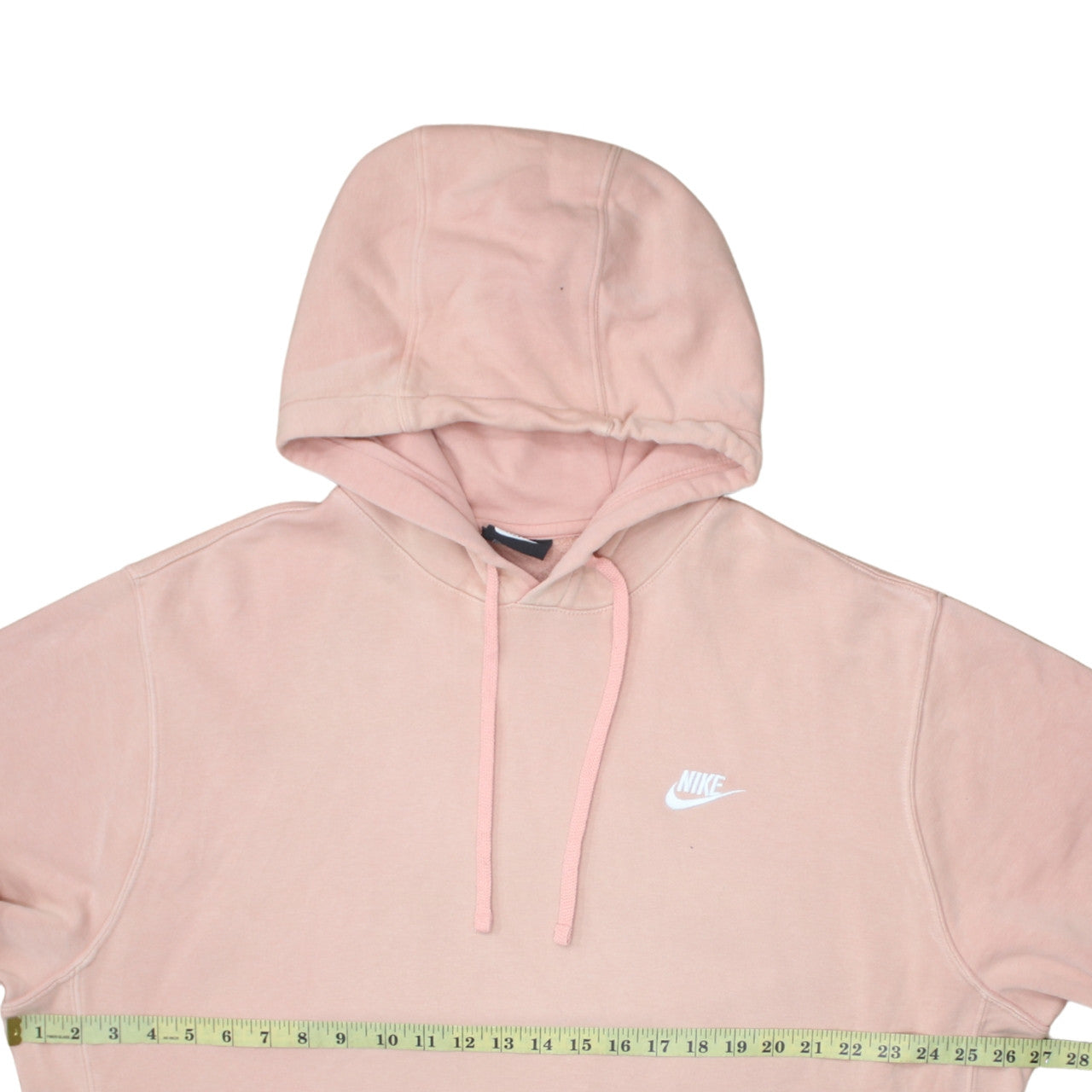 Nike Womens Pink Pullover Hoodie XL Cotton Blend Casual Sweatshirt