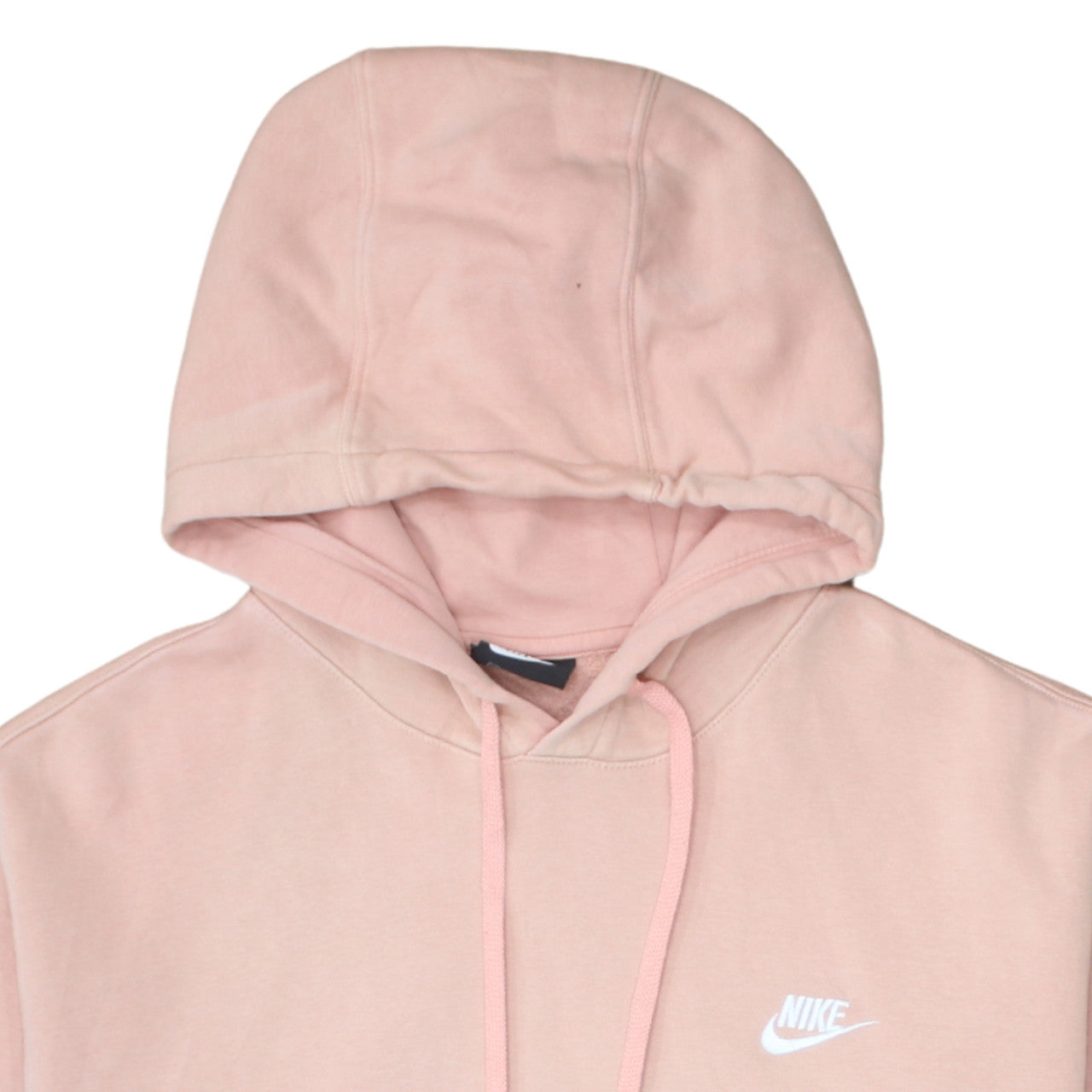 Nike Womens Pink Pullover Hoodie XL Cotton Blend Casual Sweatshirt