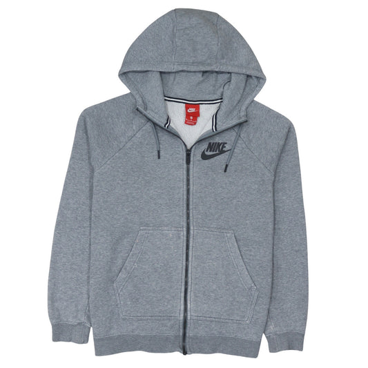 Nike Men's Grey Full Zip Hoodie M Regular Fit