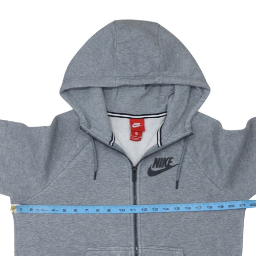 Nike Men's Grey Full Zip Hoodie M Regular Fit