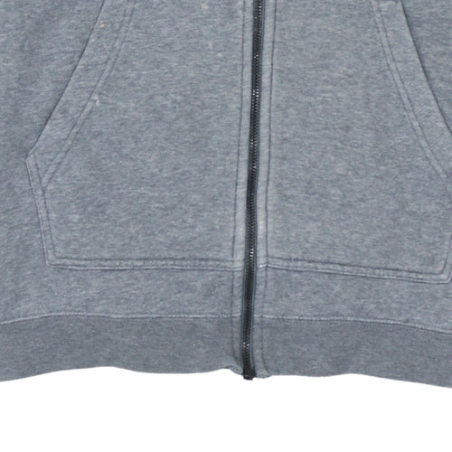 Nike Men's Grey Full Zip Hoodie M Regular Fit