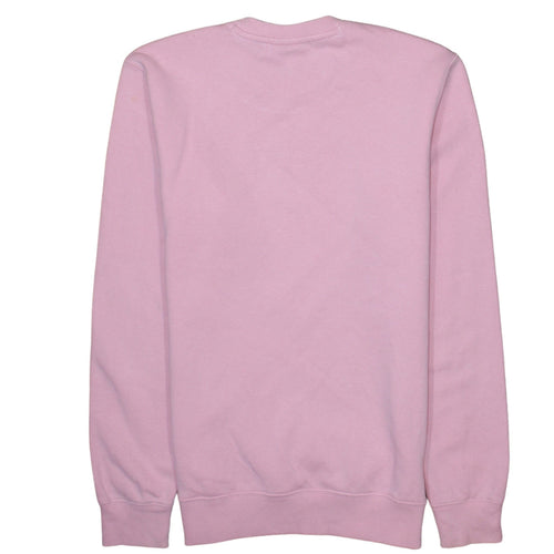 Champion Womens Pink Small Pullover Sweatshirt Classic Crew Neck