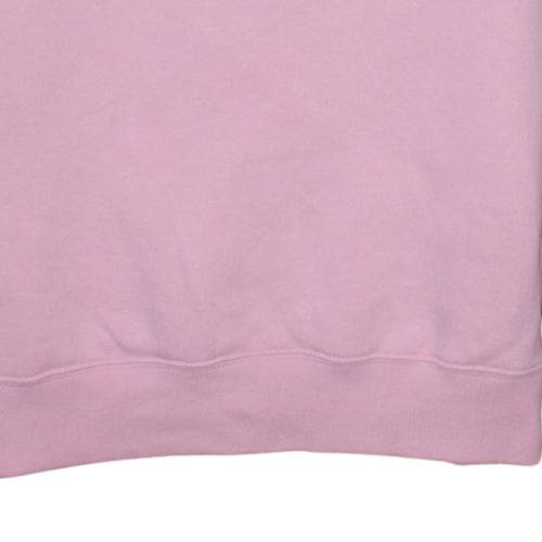 Champion Womens Pink Small Pullover Sweatshirt Classic Crew Neck