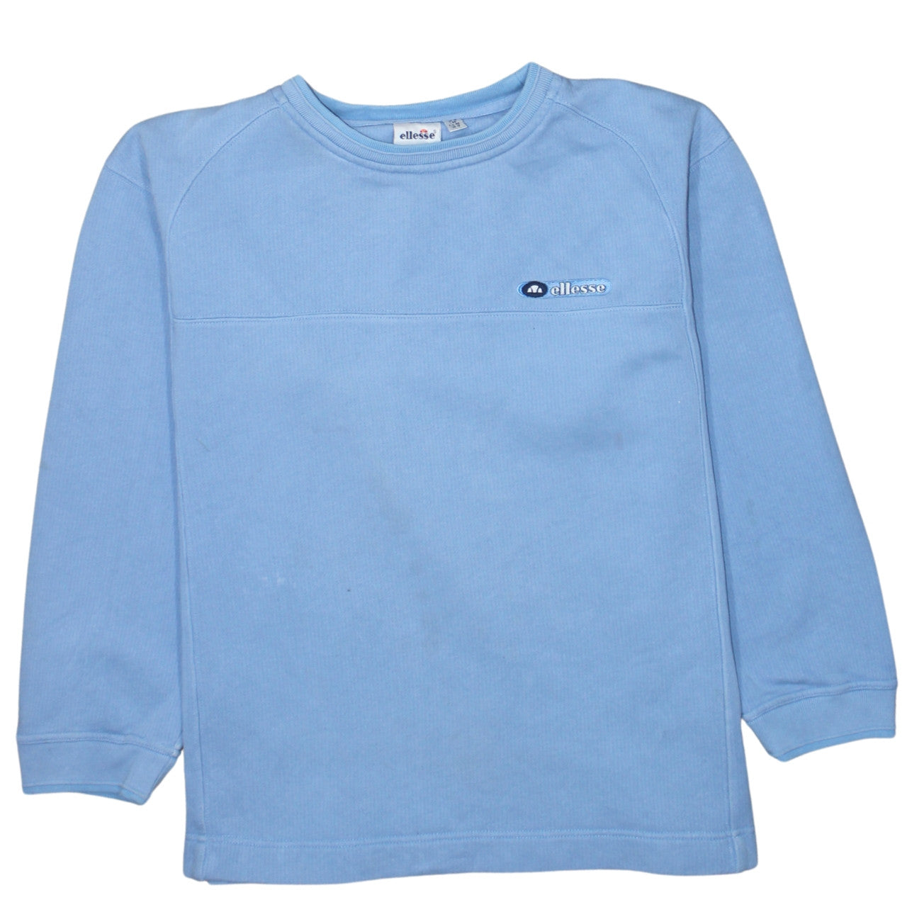 Ellesse Womens Blue Pullover Sweatshirt UK 16 Crew Neck Fleece