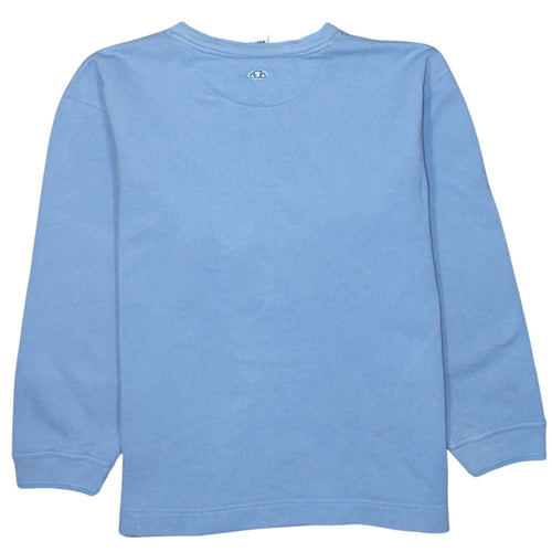 Ellesse Womens Blue Pullover Sweatshirt UK 16 Crew Neck Fleece