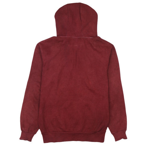 Ellesse Womens Burgundy Pullover Hoodie UK 10 Logo Sweatshirt