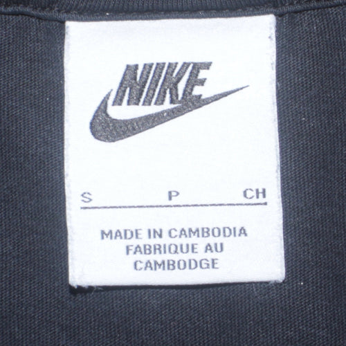 Nike Men’s Black Short Sleeve Sports Logo T-Shirt Size S