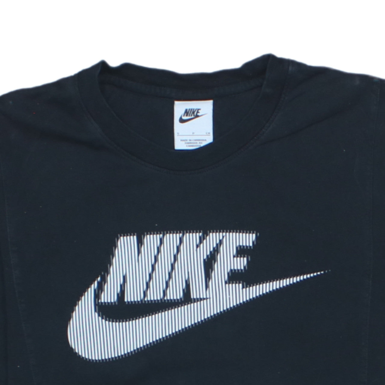 Nike Men’s Black Short Sleeve Sports Logo T-Shirt Size S