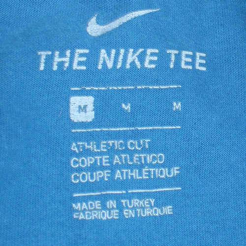 Nike Men's Blue Just Do It Graphic Athletic Fit T-Shirt M