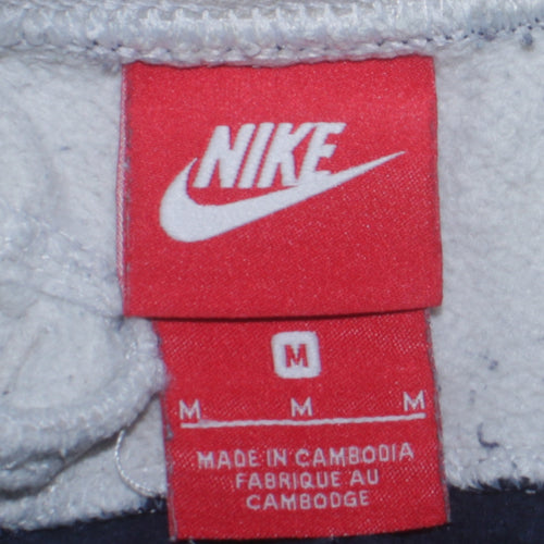 Nike Men's Blue Air Jogger Trousers Size M Fleece Drawstring